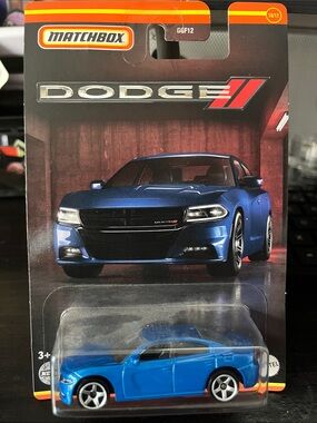 Matchbox Dodge Charger Toy Car - Blue